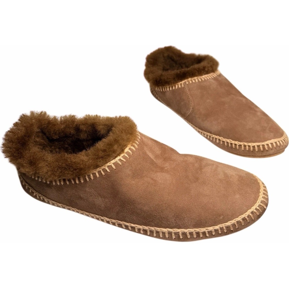 Laidback London Fuyu Shearling Suede Slippers EU 40 US 9.5 Handmade - Picture 11 of 12
